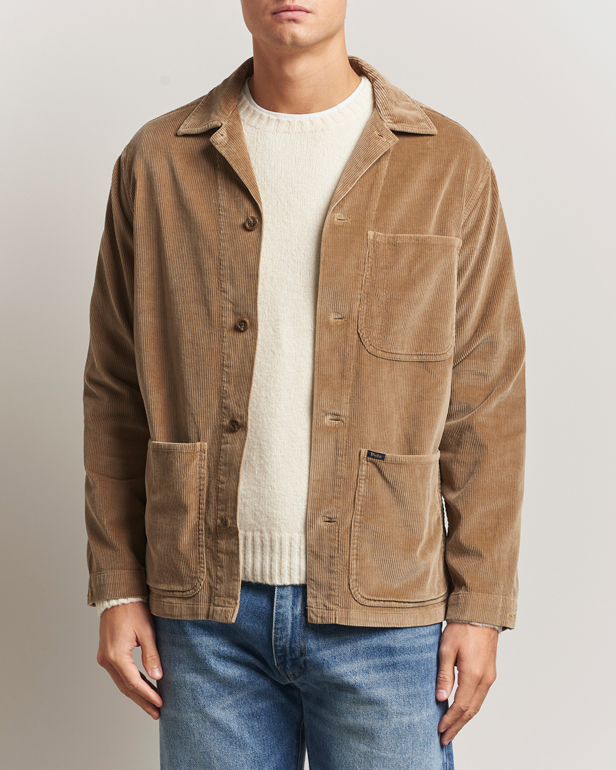 Hombres | Camisas | Polo Ralph Lauren | Corduroy Pocket Shirt Montana Khaki