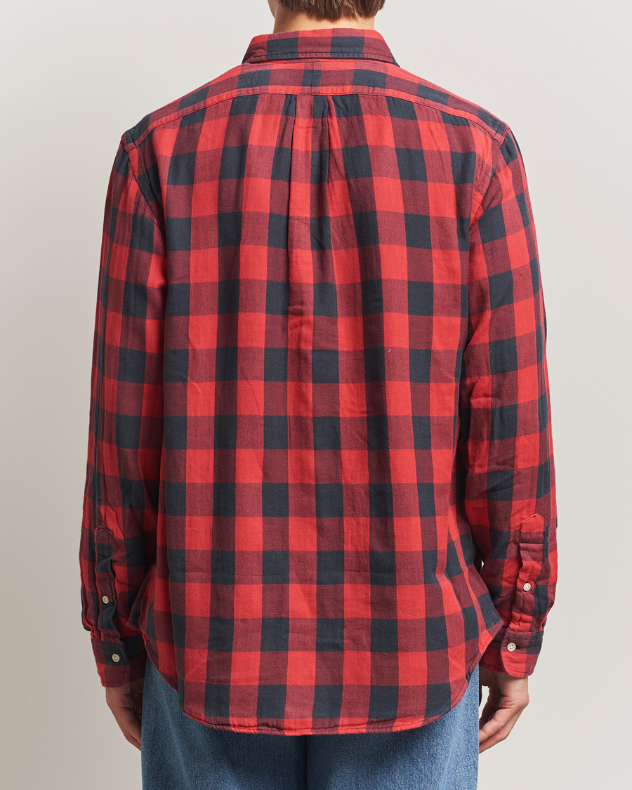 Hombres | Camisas | Polo Ralph Lauren | Custom Fit Double Faced Checked Shirt Red/Black