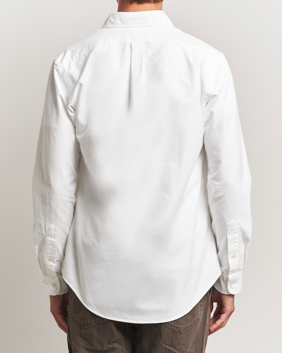 Hombres | Camisas | Polo Ralph Lauren | Custom Fit Dog Pocket Oxford Shirt White Black Lab