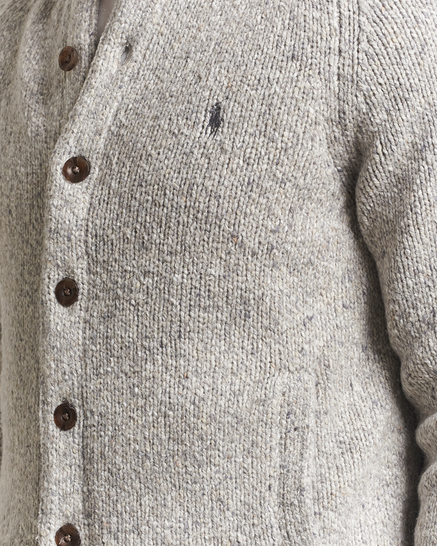 Hombres | Jerséis y prendas de punto | Polo Ralph Lauren | Wool Blend Button Cardigan Grey Marl