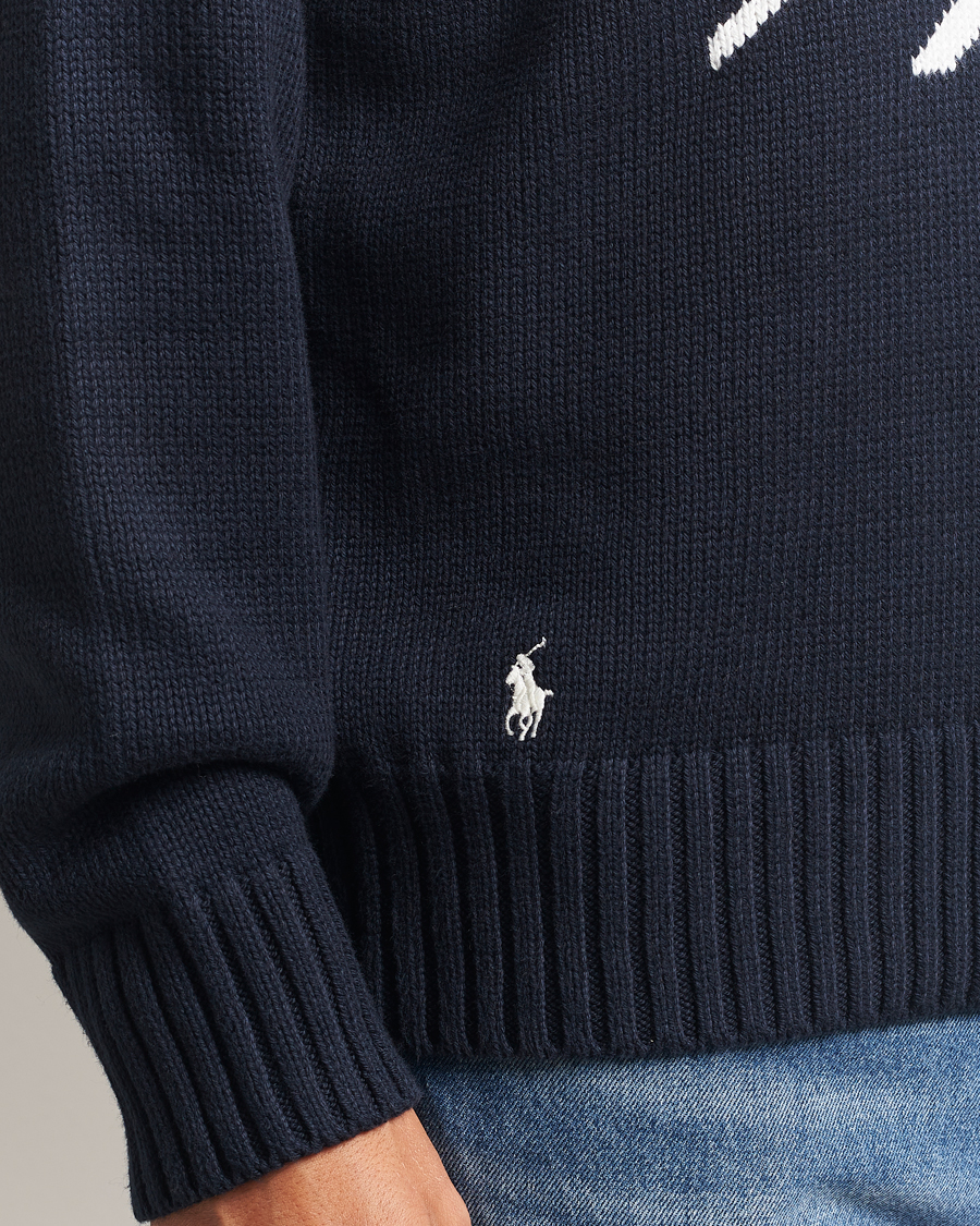 Hombres | Jerséis y prendas de punto | Polo Ralph Lauren | Cotton Logo Sweater Hunter Navy