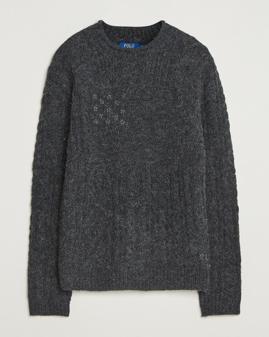 Hombres | Jerséis y prendas de punto | Polo Ralph Lauren | Wool Blend Sweater Dark Granite Heather