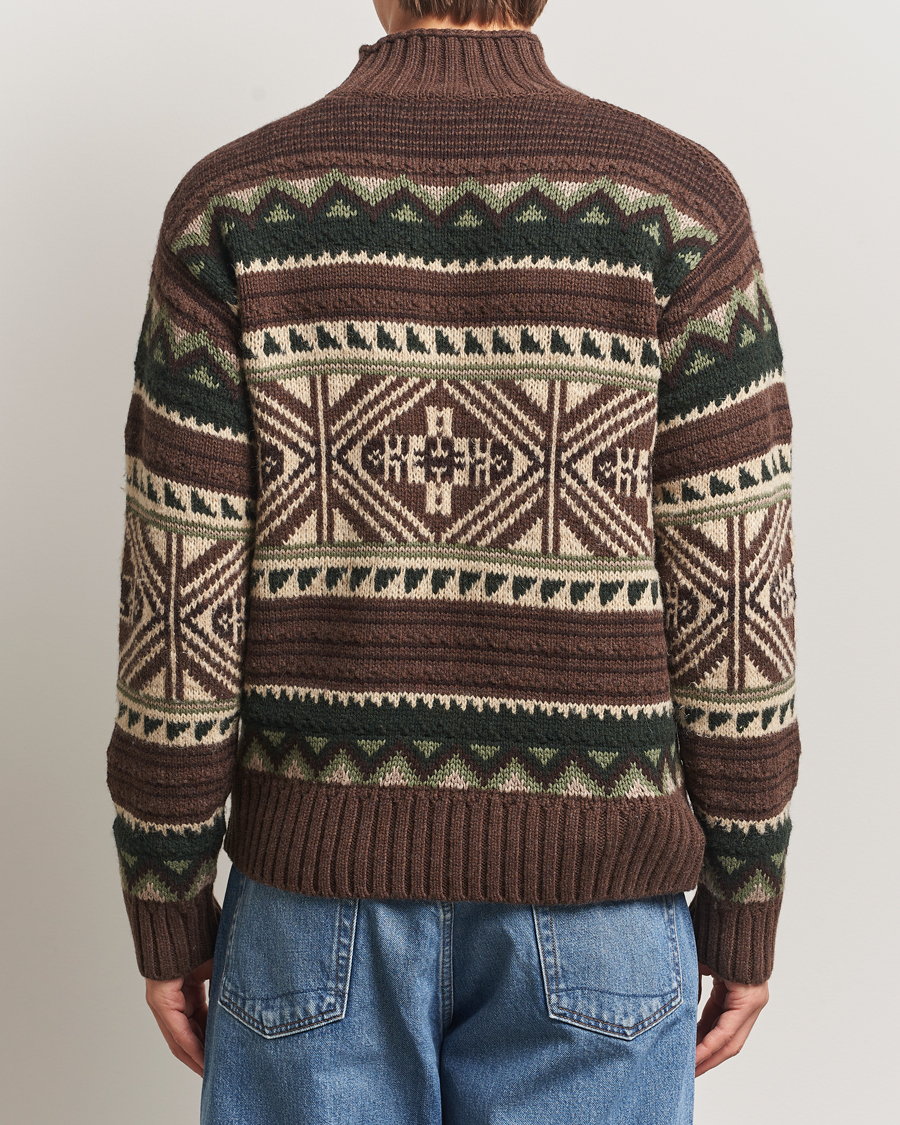 Hombres | Jerséis y prendas de punto | Polo Ralph Lauren | Wool Cotton Blend Sweater Brown Combo