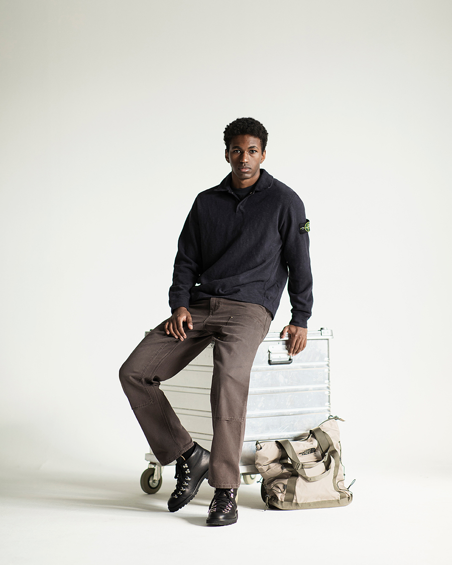 Hombres | Pantalones | Carhartt WIP | Double Knee Pants Tobacco