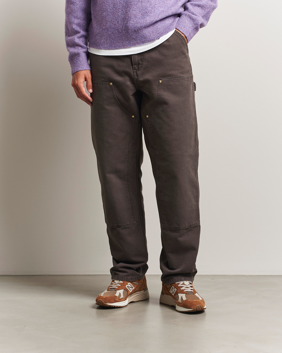 Hombres | Pantalones | Carhartt WIP | Double Knee Pants Tobacco