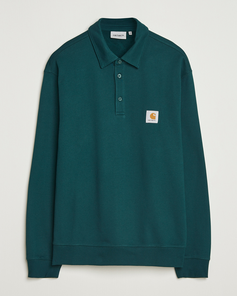 Hombres | Jerséis y prendas de punto | Carhartt WIP | Polo Sweatshirt Dark Fir