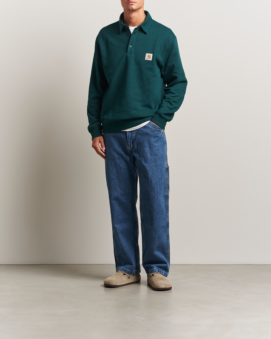 Hombres | Jerséis y prendas de punto | Carhartt WIP | Polo Sweatshirt Dark Fir