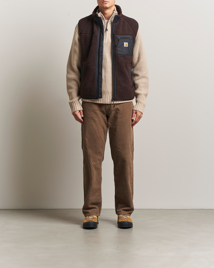 Hombres | Abrigos y chaquetas | Carhartt WIP | Prentis Pile Vest Palisander Brown