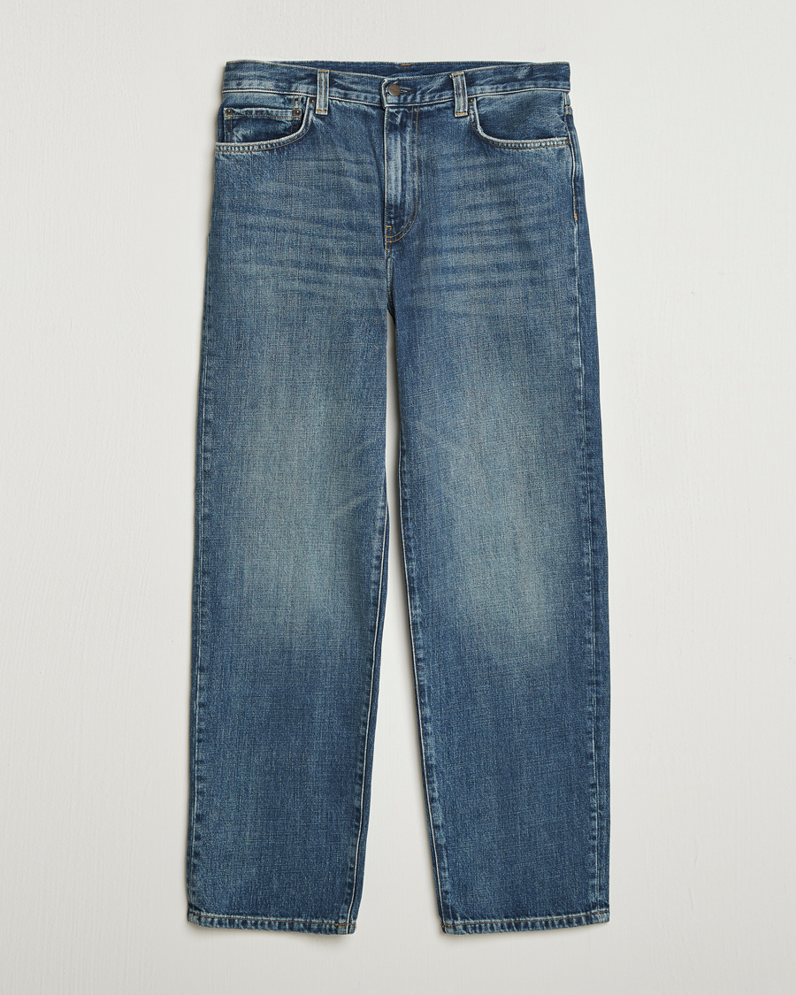 Hombres | Pantalones | Carhartt WIP | Aaron Pant Camano Denim Dark Used