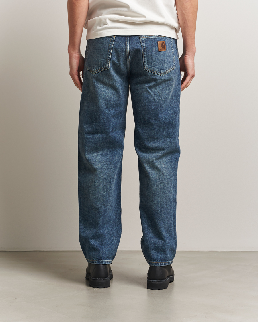 Hombres | Pantalones | Carhartt WIP | Aaron Pant Camano Denim Dark Used