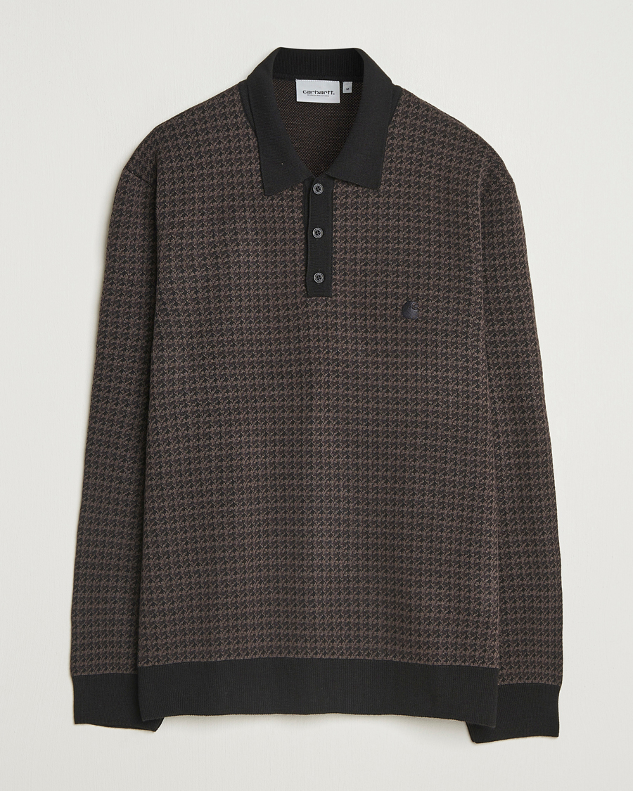 Hombres | Jerséis y prendas de punto | Carhartt WIP | Lowis Houndstooth Polo Vitola Heater