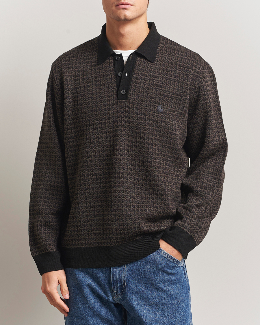 Hombres | Jerséis y prendas de punto | Carhartt WIP | Lowis Houndstooth Polo Vitola Heater