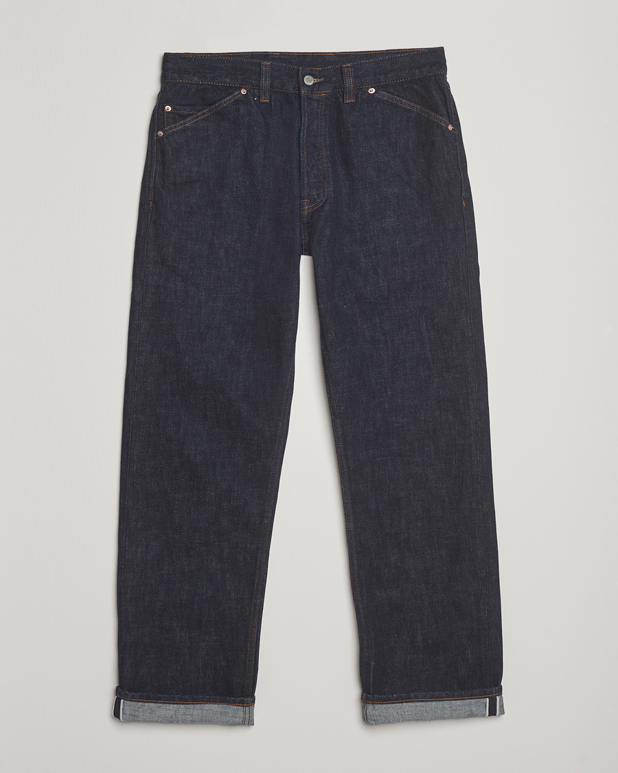 Hombres | Vaqueros | Drake's | 5-Pocket Japanese Selvedge Jeans Indigo