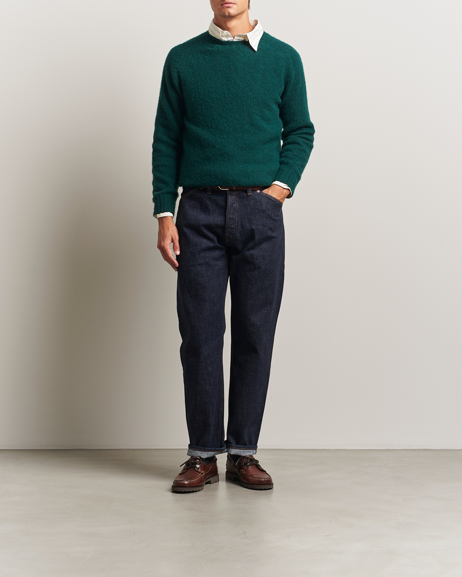 Hombres | Vaqueros | Drake's | 5-Pocket Japanese Selvedge Jeans Indigo