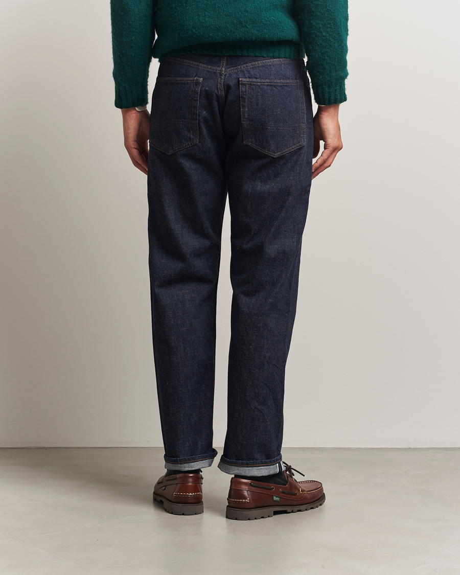 Hombres | Vaqueros | Drake's | 5-Pocket Japanese Selvedge Jeans Indigo