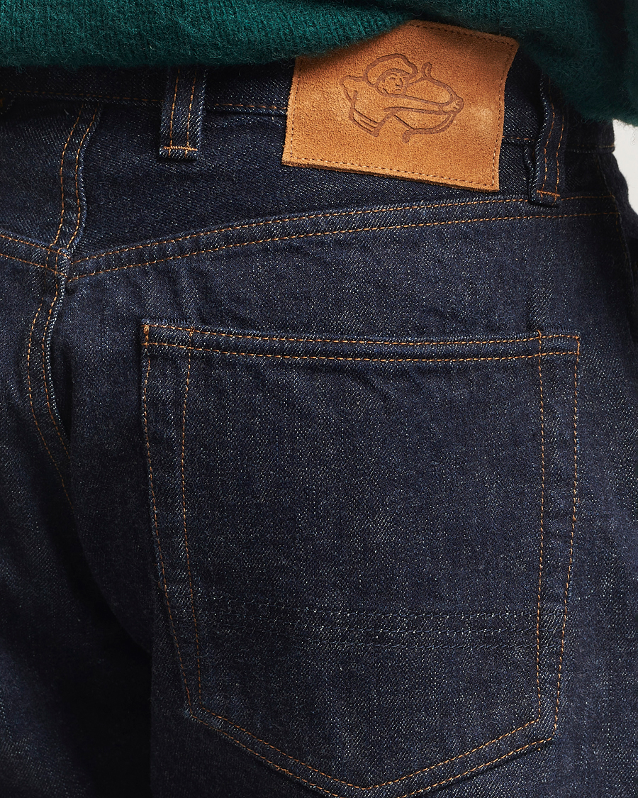Hombres | Vaqueros | Drake's | 5-Pocket Japanese Selvedge Jeans Indigo