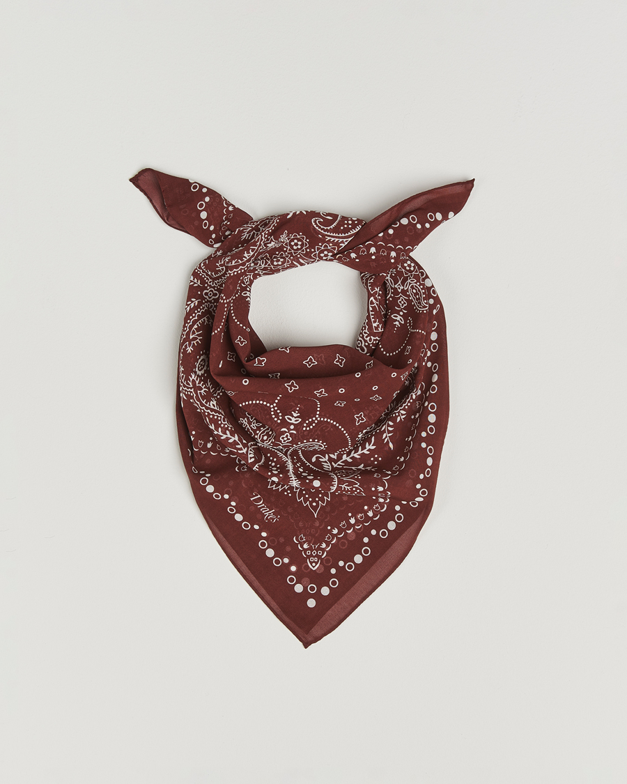 Hombres | Drake's Paisley Bandana Red | Drake's | Paisley Bandana Red