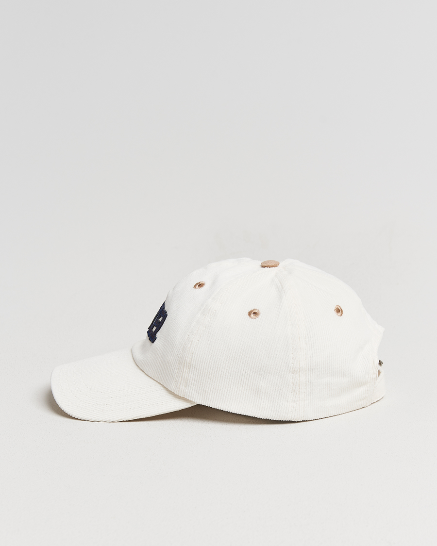 Hombres | Sombreros y gorras | Drake's | Motel Felt Baseball Cap Ecru