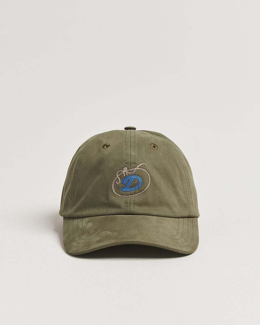 Hombres | Sombreros y gorras | Drake's | D Lasso Baseball Cap Khaki