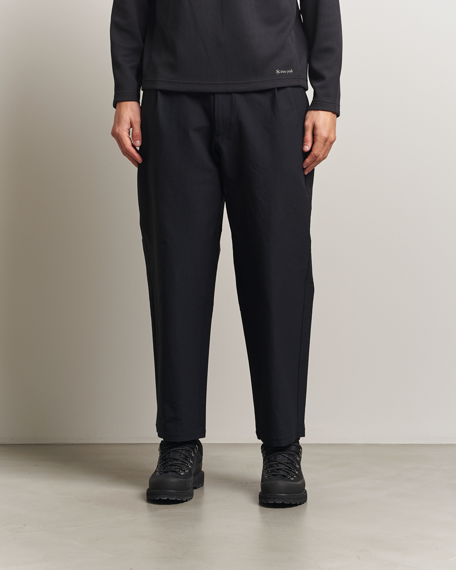 Hombres | Pantalones | Goldwin | One Tuck Tapered Pants Black