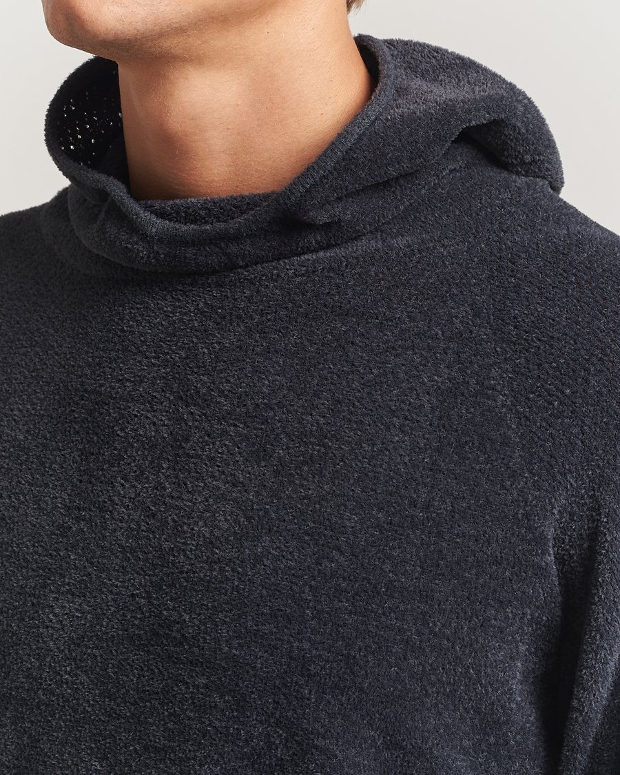 Hombres | Jerséis y prendas de punto | Goldwin | Mesh Pile Hoodie Wolf Gray