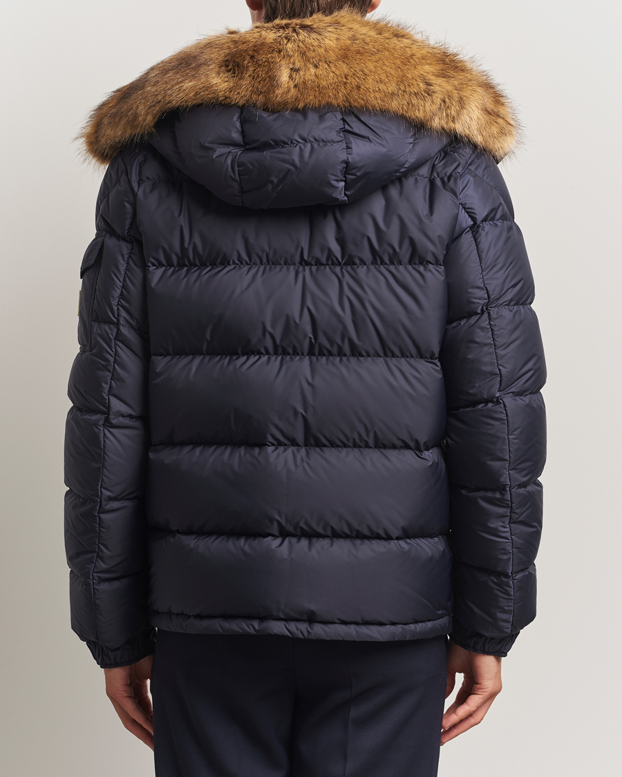 Hombres | Abrigos y chaquetas | Moncler | Maya Faux Fur Jacket Navy