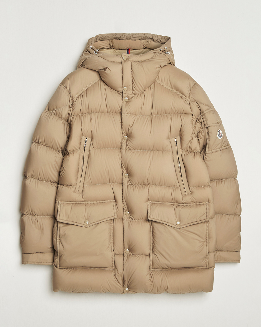 Hombres | Abrigos y chaquetas | Moncler | Bretagne Down Parka Beige