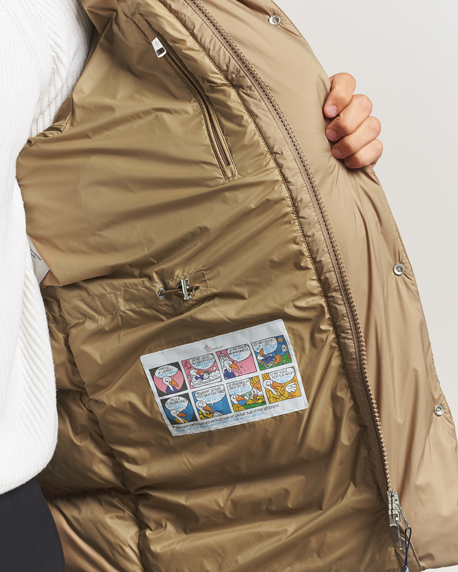 Hombres | Abrigos y chaquetas | Moncler | Bretagne Down Parka Beige
