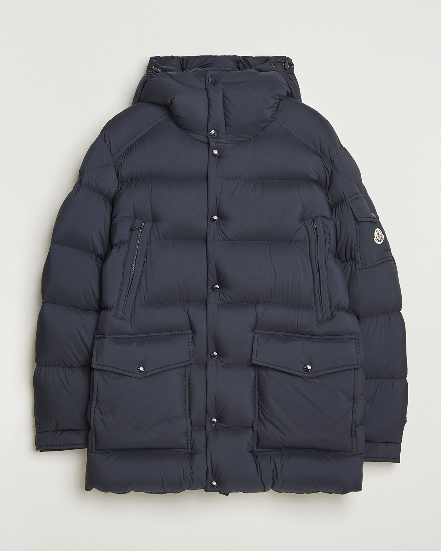 Hombres | Abrigos y chaquetas | Moncler | Bretagne Down Parka Navy