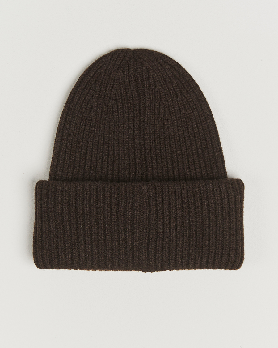 Hombres | Moncler Cashmere Beanie Brown | Moncler | Cashmere Beanie Brown