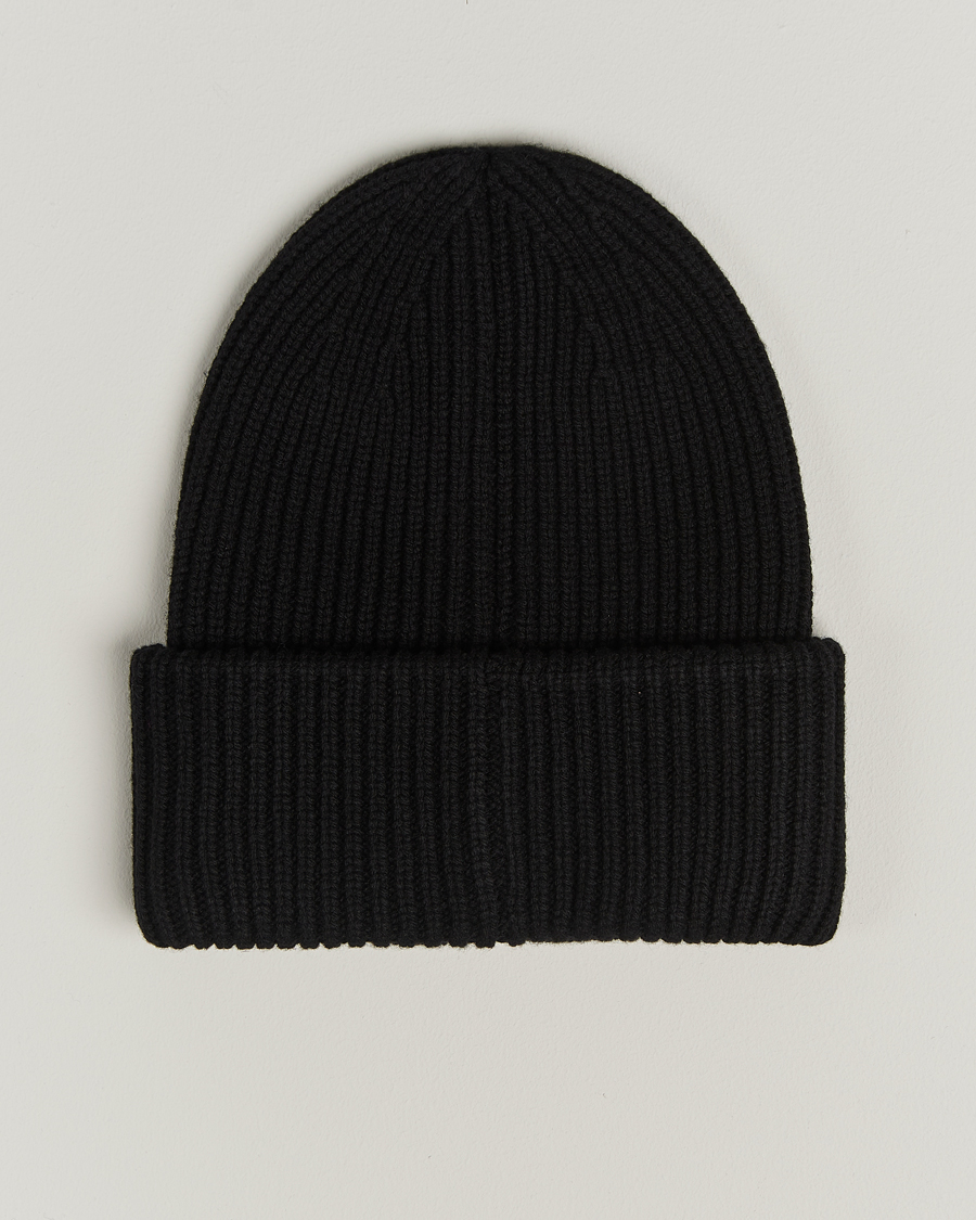 Hombres | Moncler Cashmere Beanie Black | Moncler | Cashmere Beanie Black