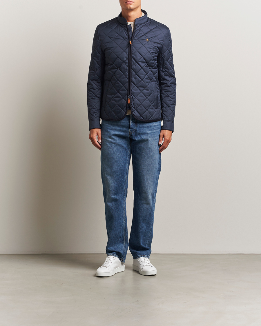 Hombres | Abrigos y chaquetas | Morris | Teddy Quilted Jacket Old Blue