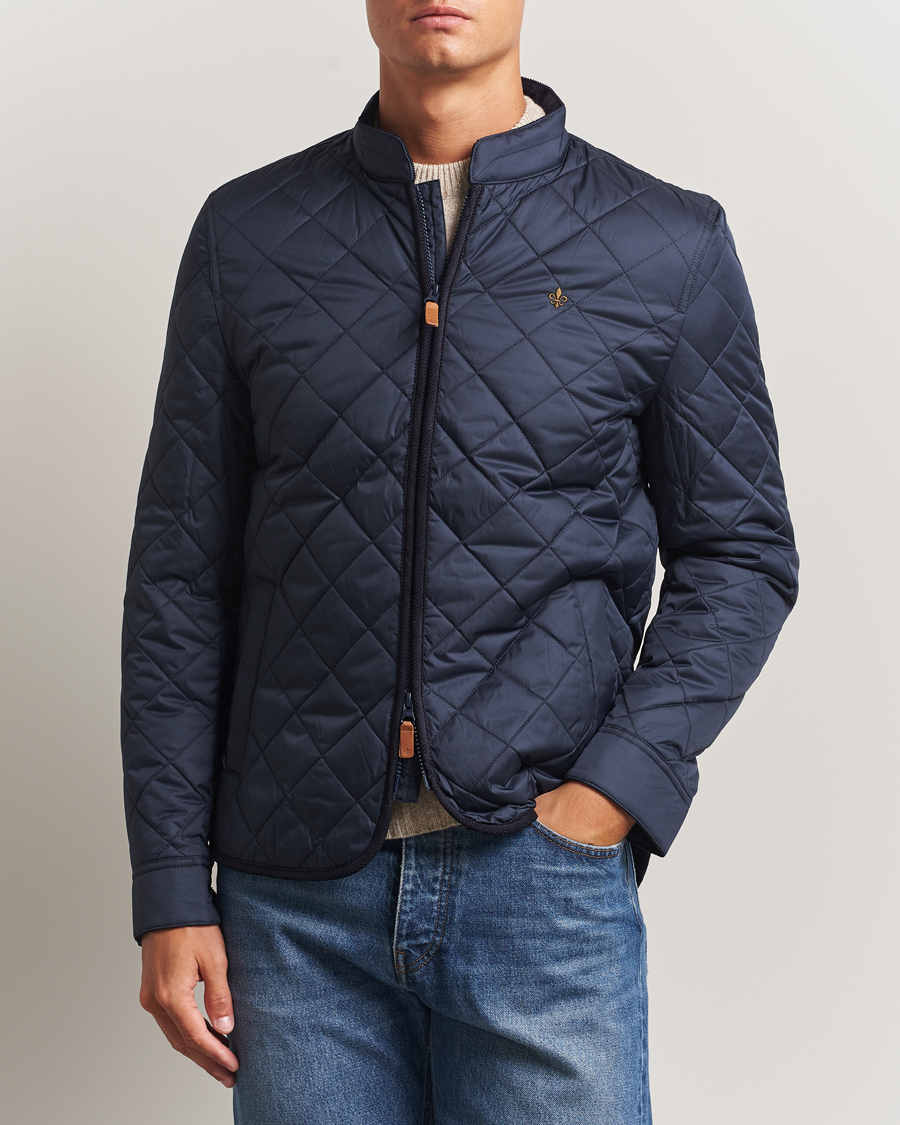 Hombres | Abrigos y chaquetas | Morris | Teddy Quilted Jacket Old Blue