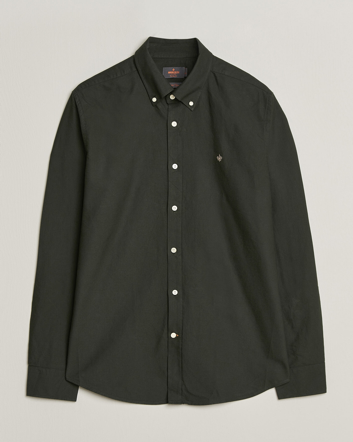 Hombres | Jerséis y prendas de punto | Morris | Douglas Oxford Shirt Olive