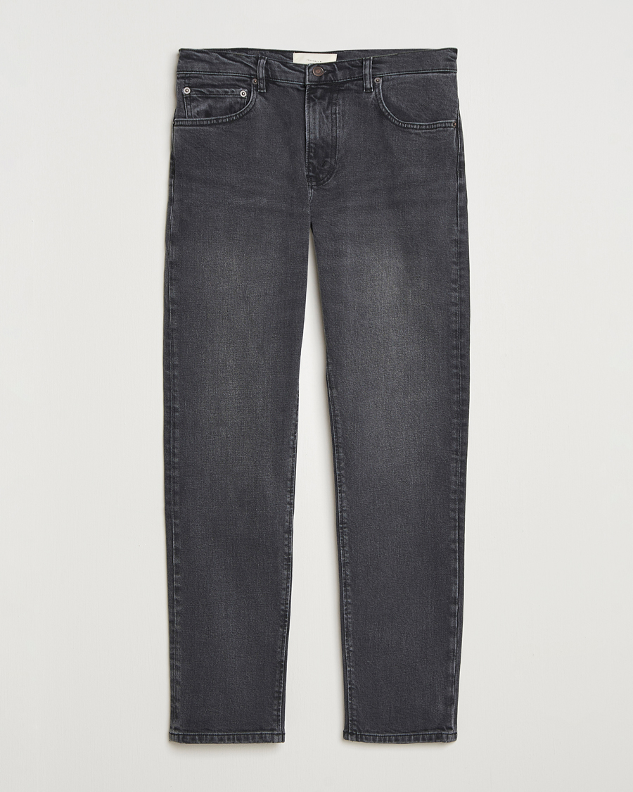 Hombres | Pantalones | Jeanerica | TM005 Tapered Jeans Black Overdye