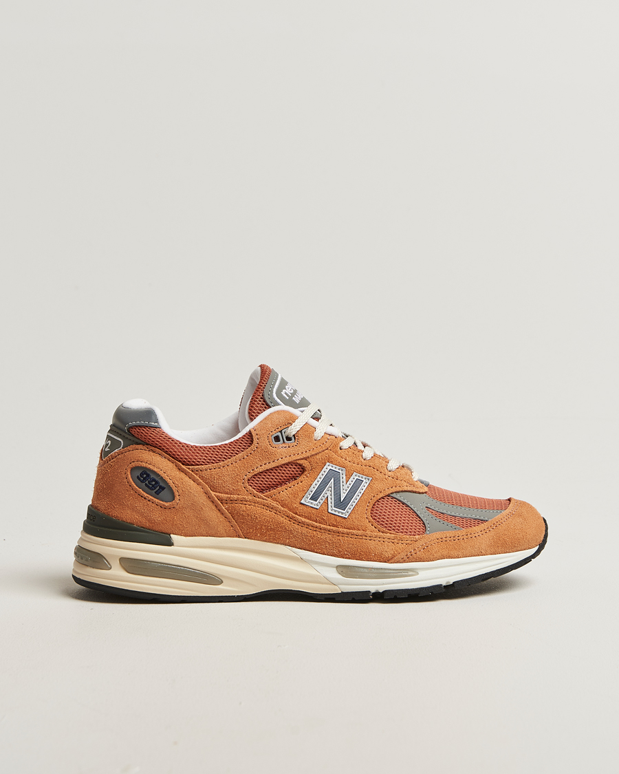 Hombres | Zapatillas | New Balance Made In US & UK | New Balance Made in Made In UK 991 Sneakers Orange
