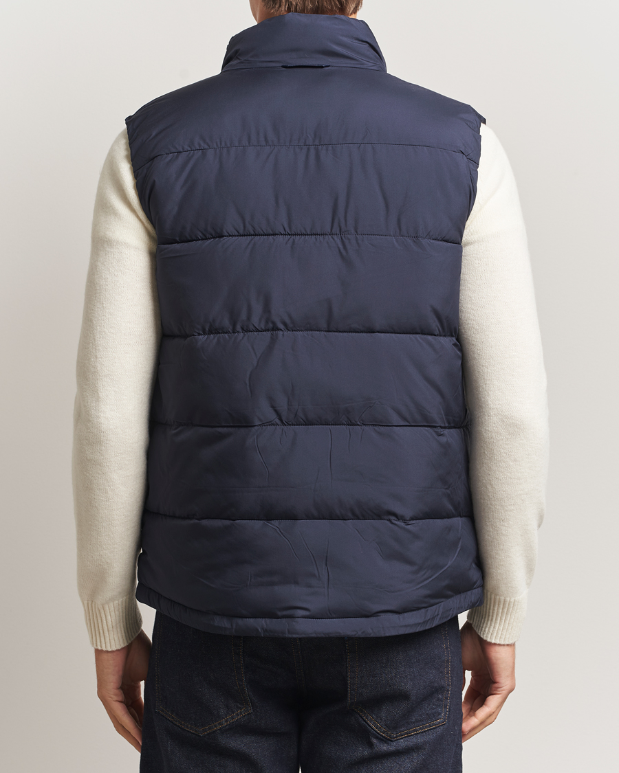 Hombres | Chalecos | KnowledgeCotton Apparel | Puffer Vest Night Sky