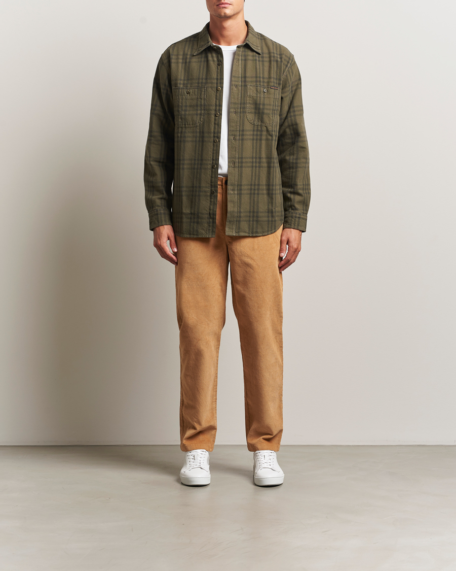 Hombres | Pantalones | KnowledgeCotton Apparel | Chuck Regular Cord Trousers Cinamon