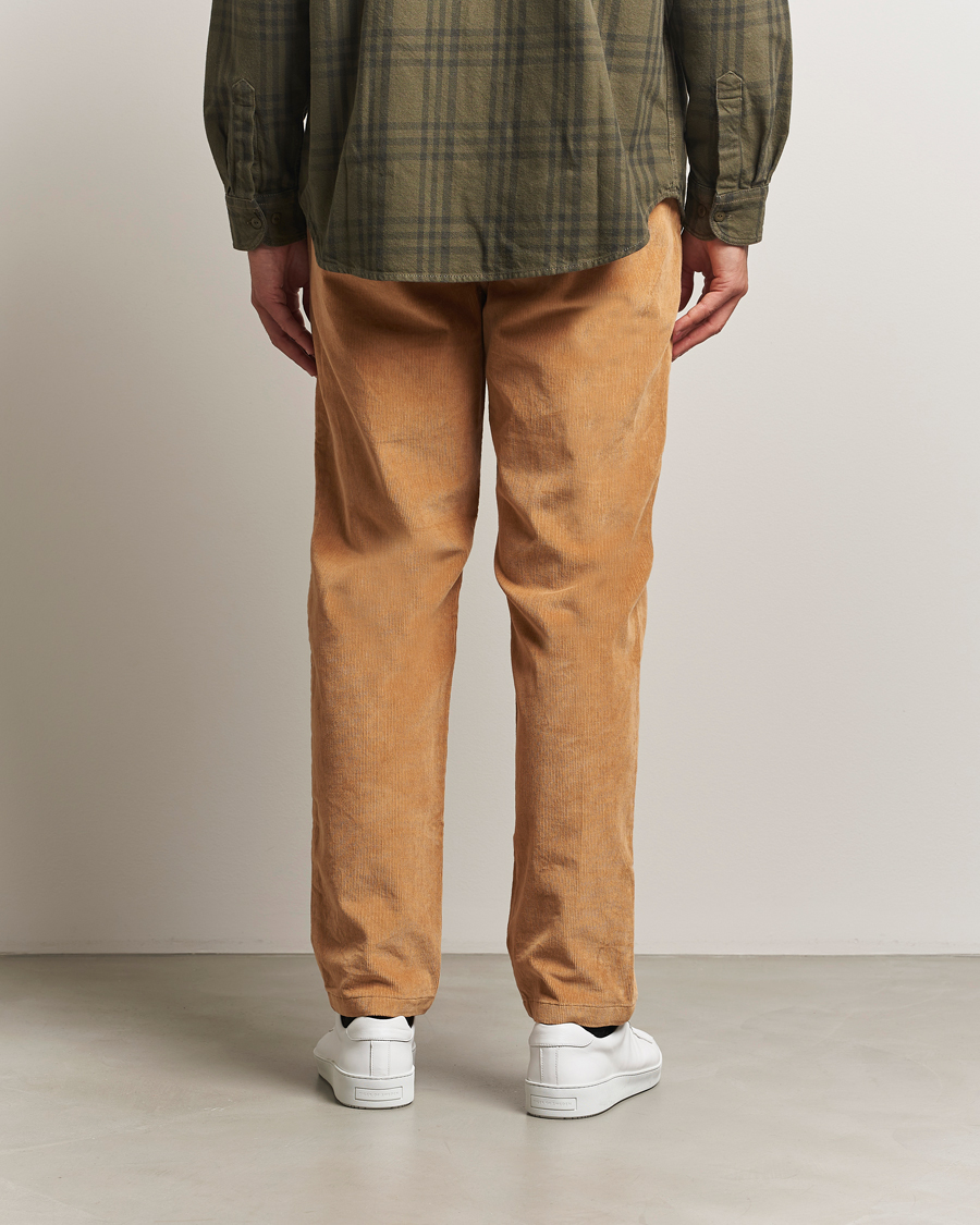 Hombres | Pantalones | KnowledgeCotton Apparel | Chuck Regular Cord Trousers Cinamon