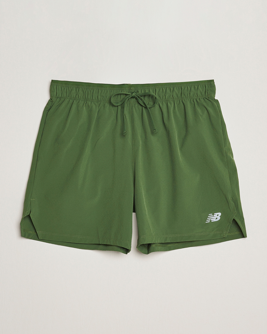 Hombres | Pantalones cortos | New Balance Running | Athletics 5 RC Shorts Dark Alpine Green