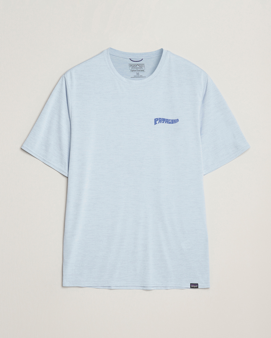 Hombres | Camisetas | Patagonia | Cap Cool Daily Graphic T-Shirt Fleck Blue