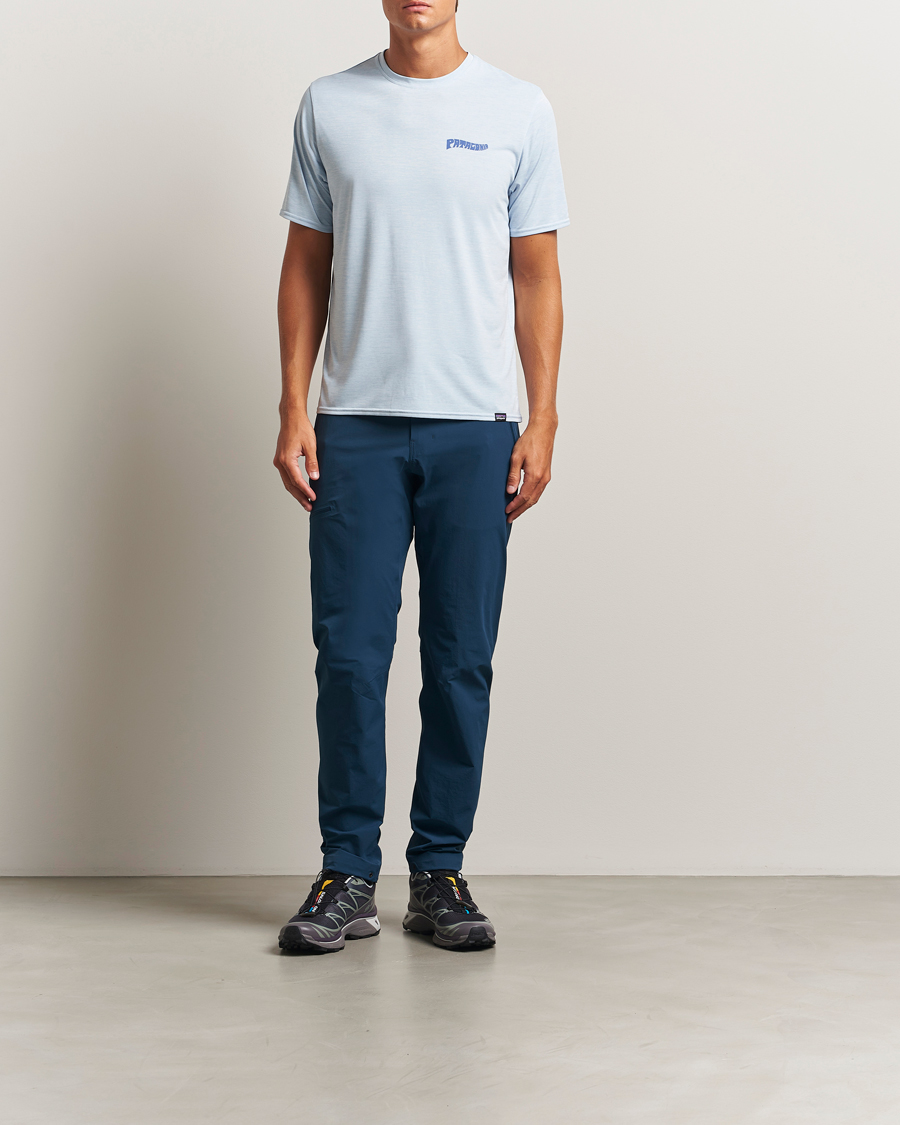 Hombres | Camisetas | Patagonia | Cap Cool Daily Graphic T-Shirt Fleck Blue