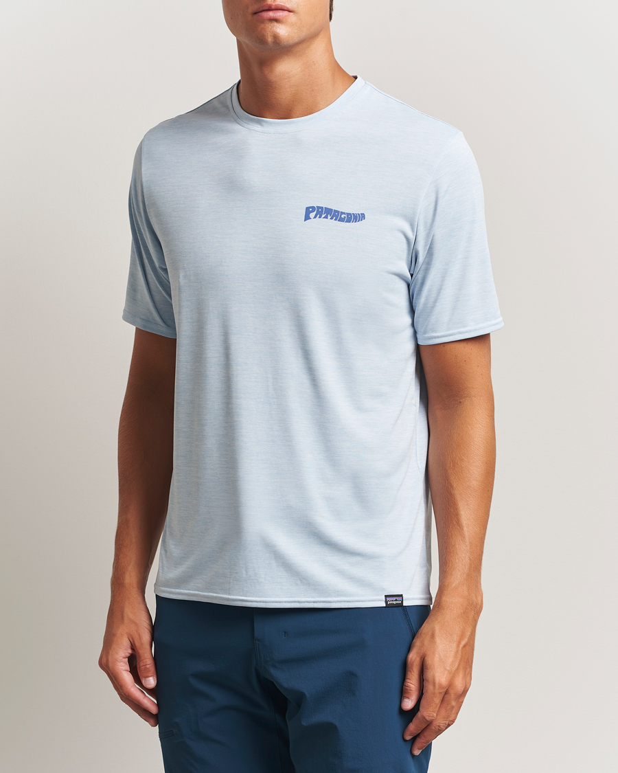 Hombres | Camisetas | Patagonia | Cap Cool Daily Graphic T-Shirt Fleck Blue