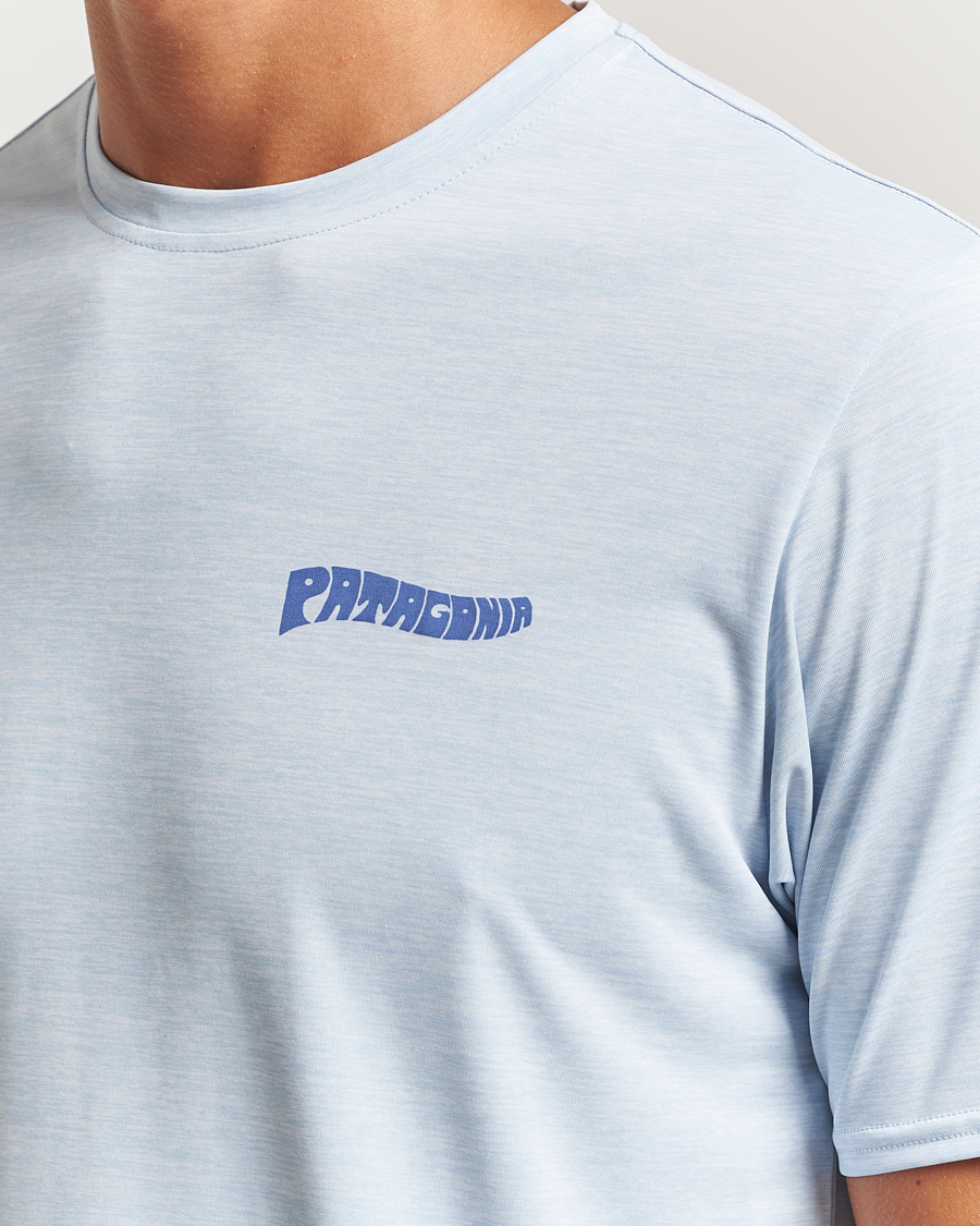 Hombres | Camisetas | Patagonia | Cap Cool Daily Graphic T-Shirt Fleck Blue