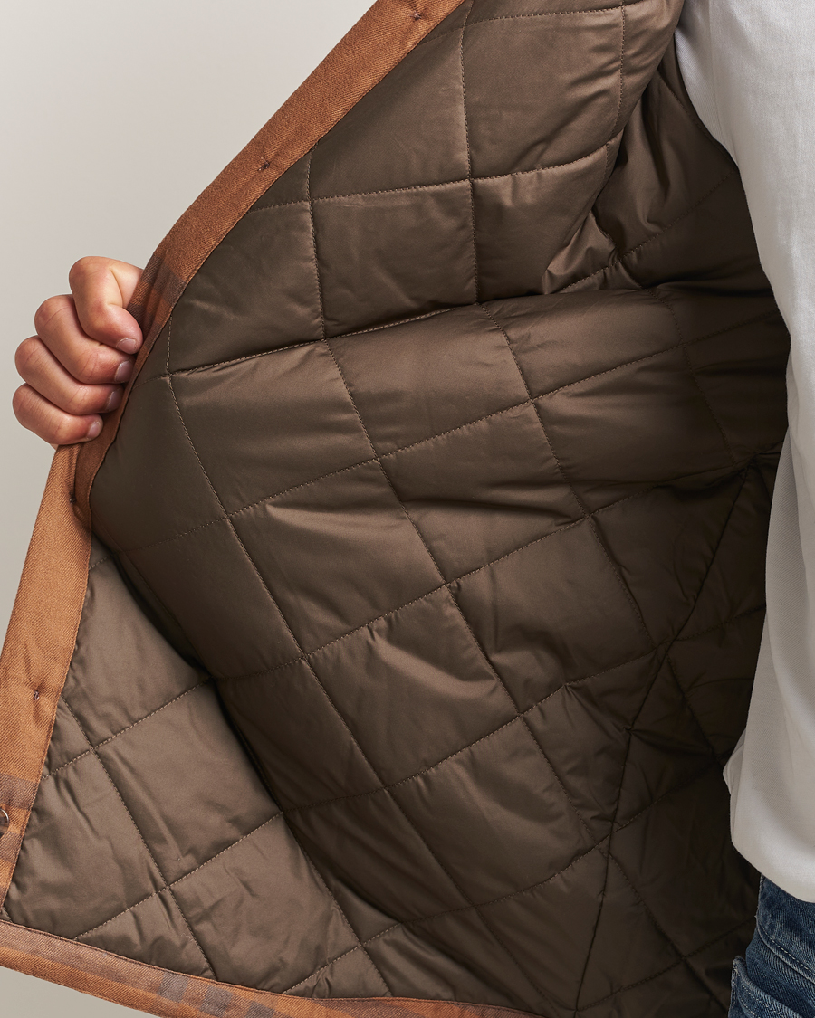 Hombres | Camisas | Patagonia | Lightweigt Insulated Fjord Flannel Shirt Deer Brown