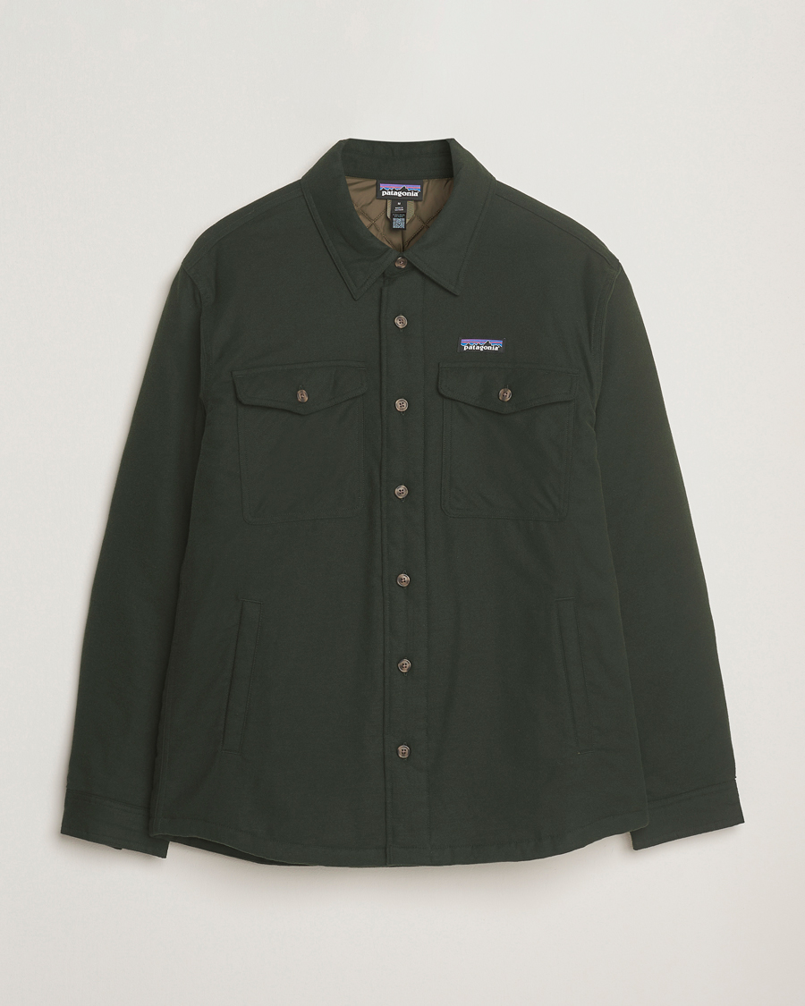 Hombres | Camisas | Patagonia | Lightweigt Insulated Fjord Flannel Shirt Green