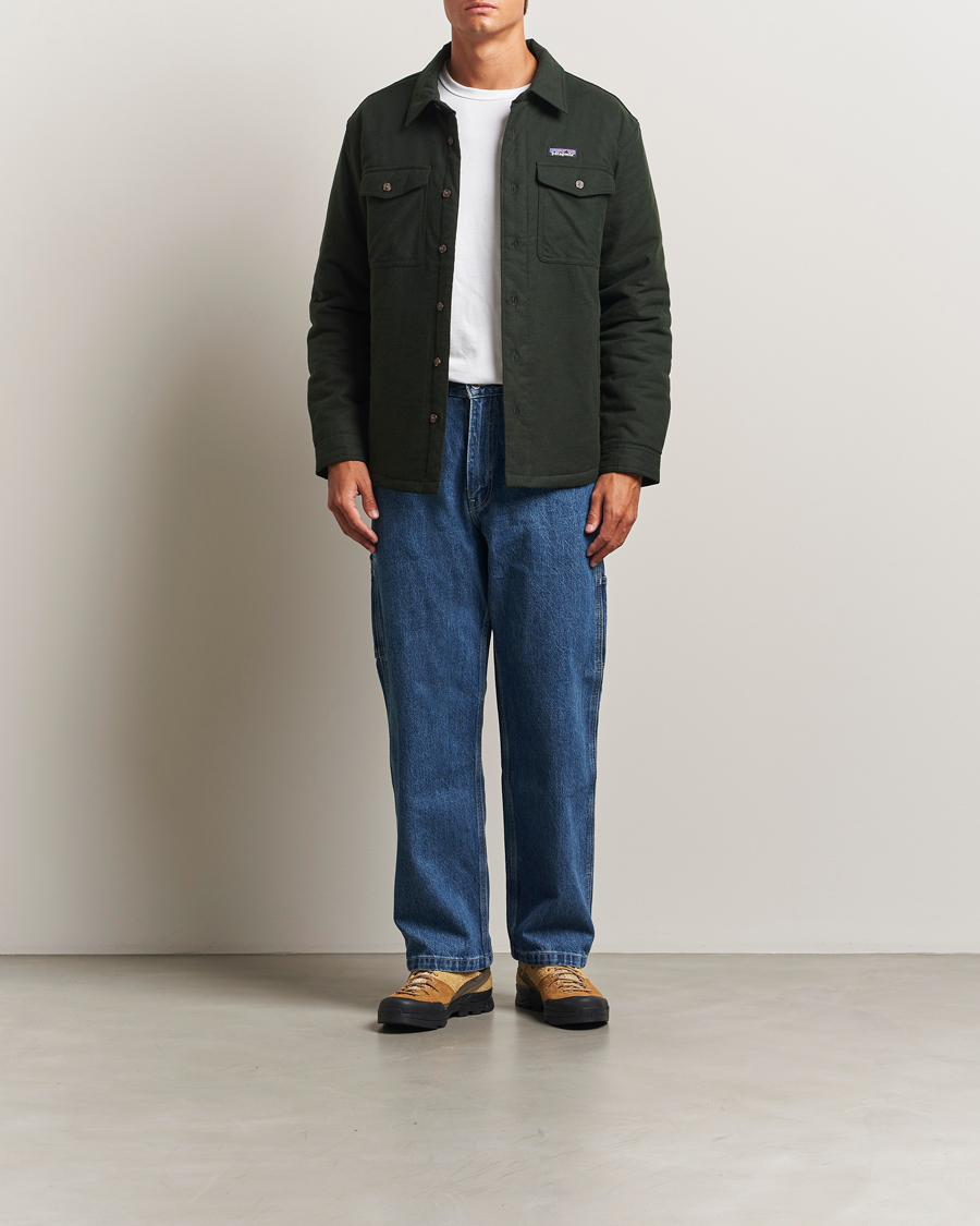 Hombres | Camisas | Patagonia | Lightweigt Insulated Fjord Flannel Shirt Green