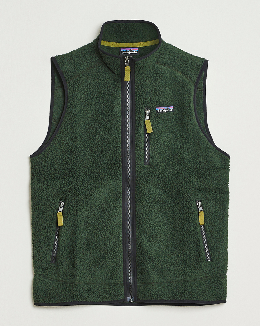 Hombres | Jerséis y prendas de punto | Patagonia | Retro Pile Vest Old Growth Green