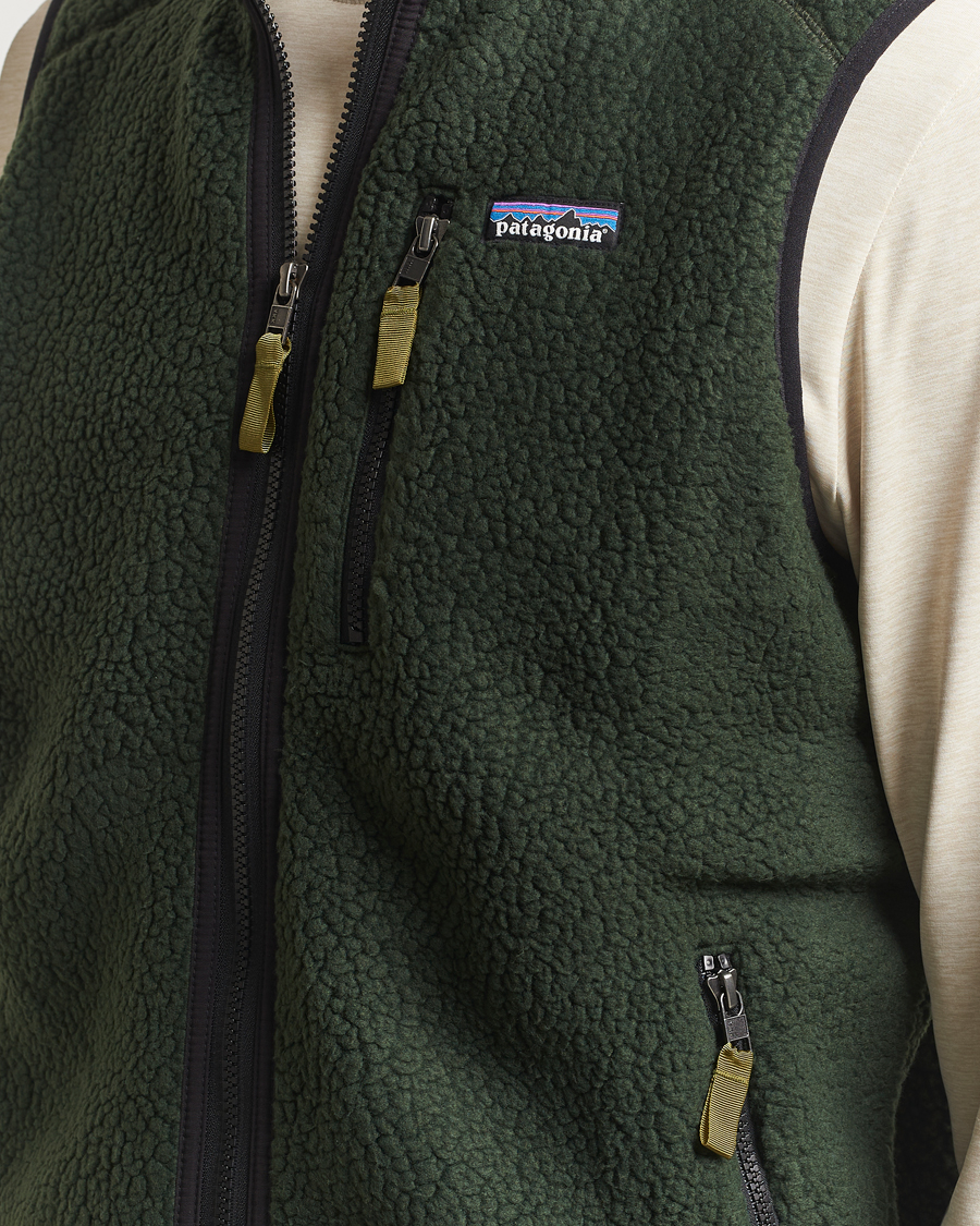 Hombres | Jerséis y prendas de punto | Patagonia | Retro Pile Vest Old Growth Green