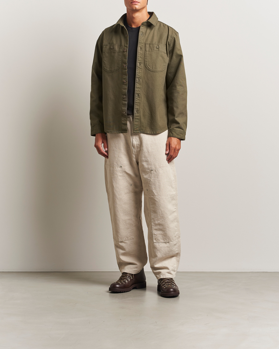 Hombres | Camisas | Patagonia | Point Reyes Canvas Shirt Basin Green